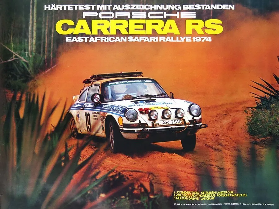 East African Safari Rally 1974